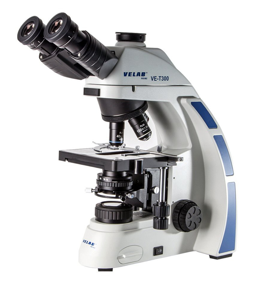 Kính hiển vi sinh học 3 mắt VE-T300 có kiểu dáng công nghiệp, hiện đại